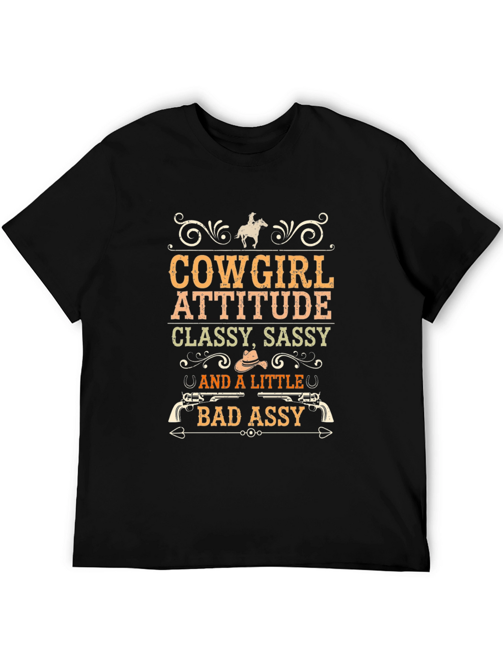 Cowgirl Attitude Graphic Tee