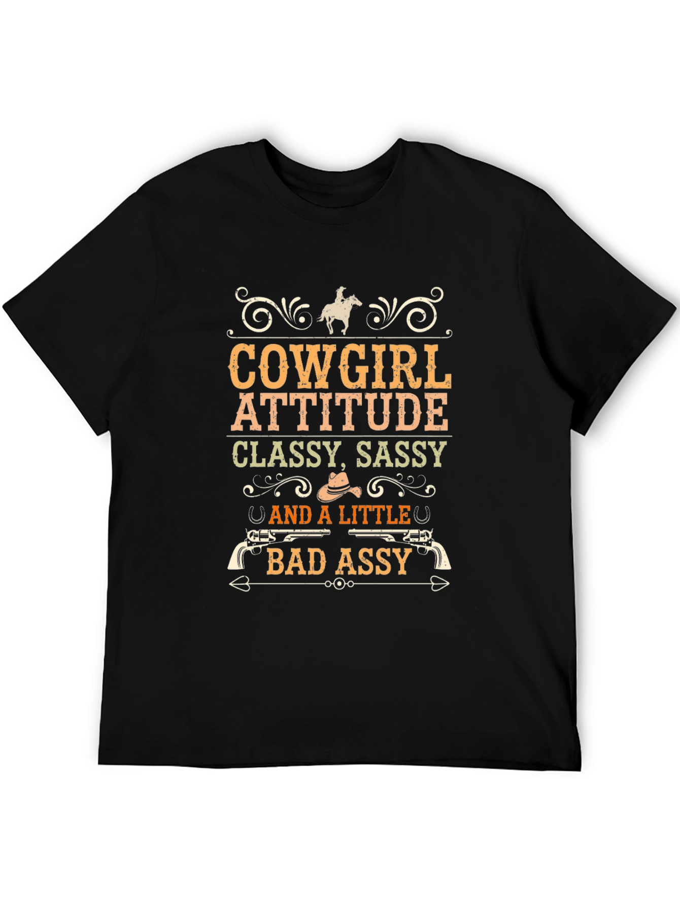 Cowgirl Attitude Graphic Tee