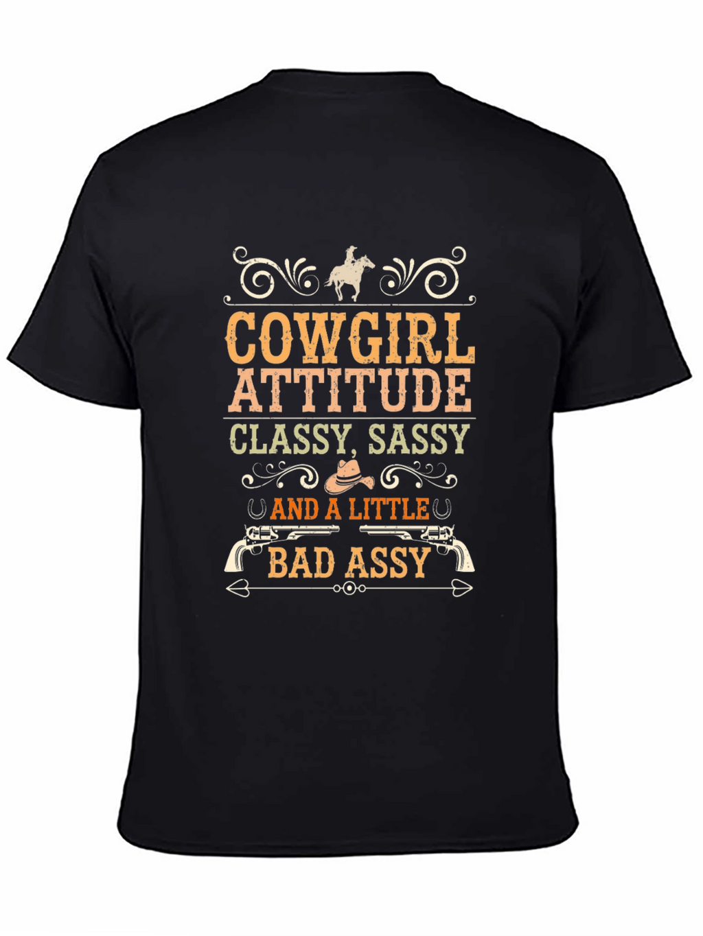 Cowgirl Attitude Graphic Tee