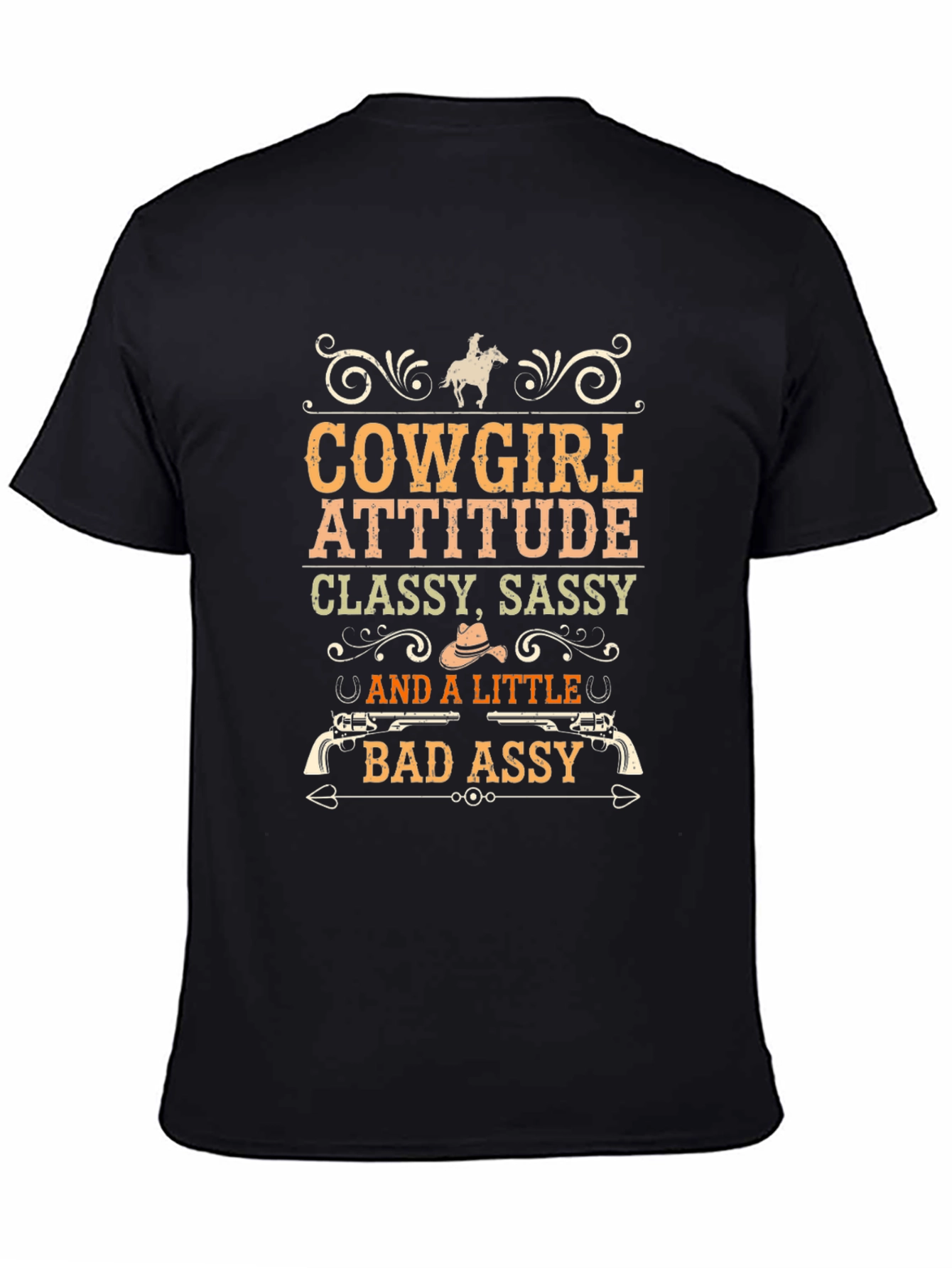 Cowgirl Attitude Graphic Tee