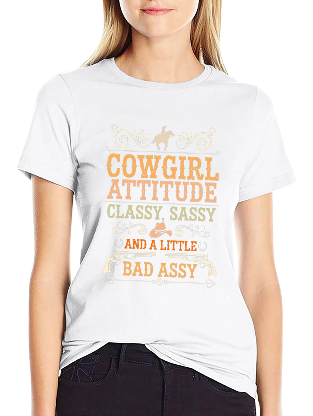 Cowgirl Attitude Graphic Tee