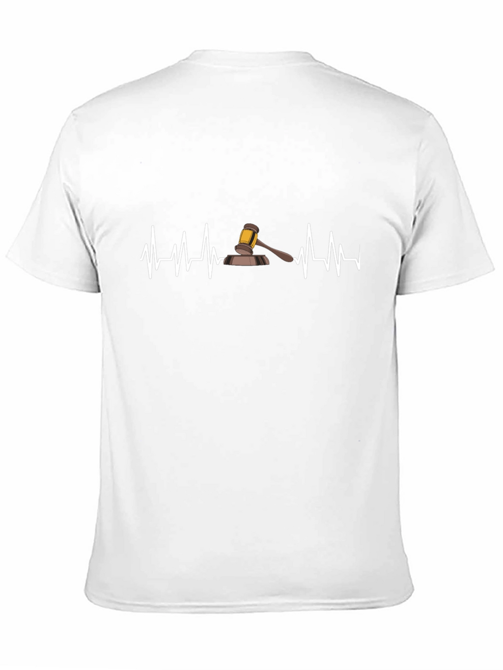 Lawyer Heartbeat T-Shirt - Black Cotton Tee