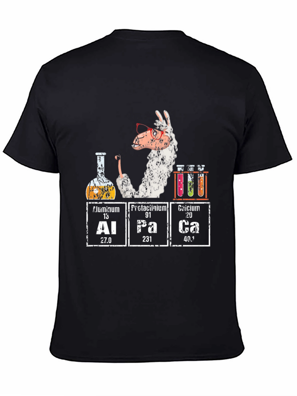 Alpaca Periodic Table T-Shirt Funny Science Tee