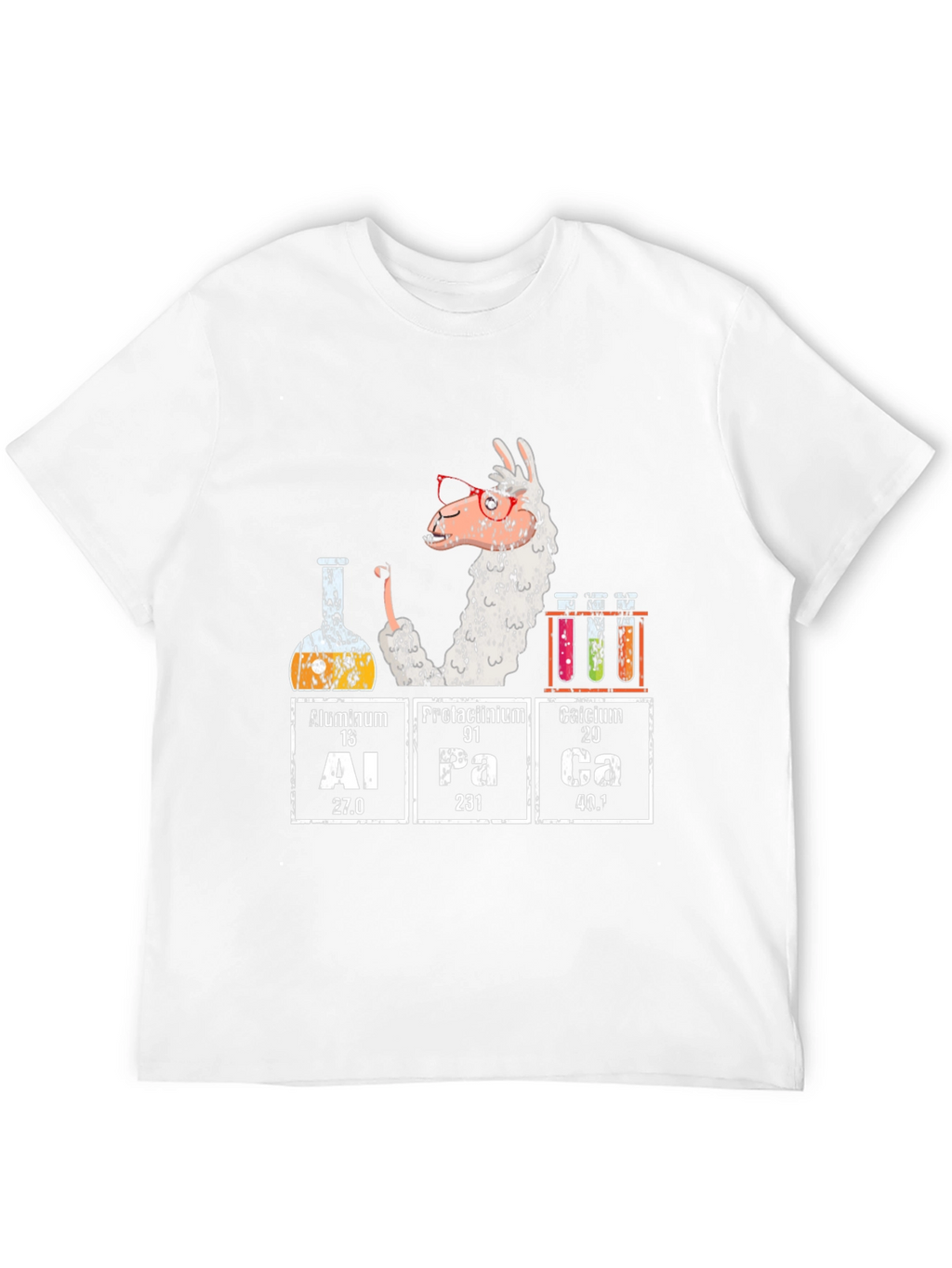 Alpaca Periodic Table T-Shirt Funny Science Tee