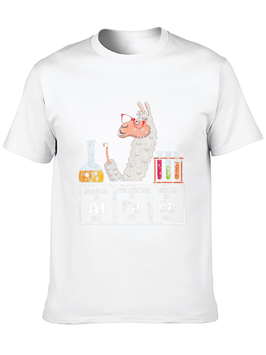 Alpaca Periodic Table T-Shirt Funny Science Tee
