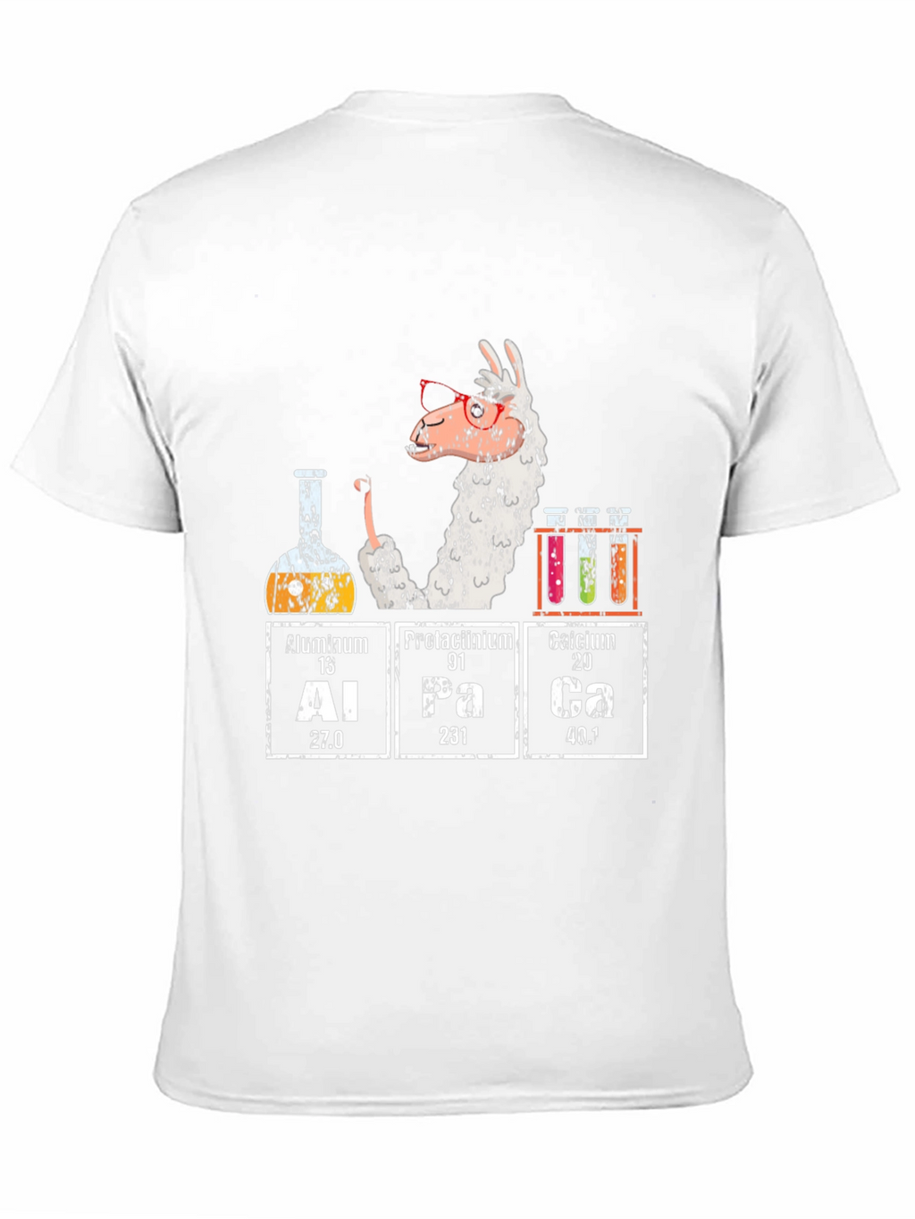 Alpaca Periodic Table T-Shirt Funny Science Tee