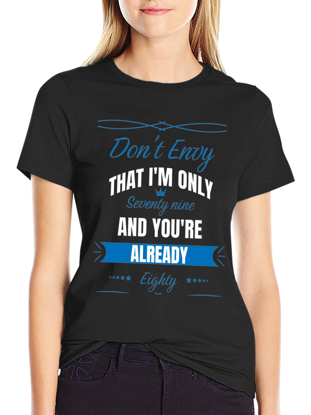 Funny 79 vs 80 Birthday T-Shirt