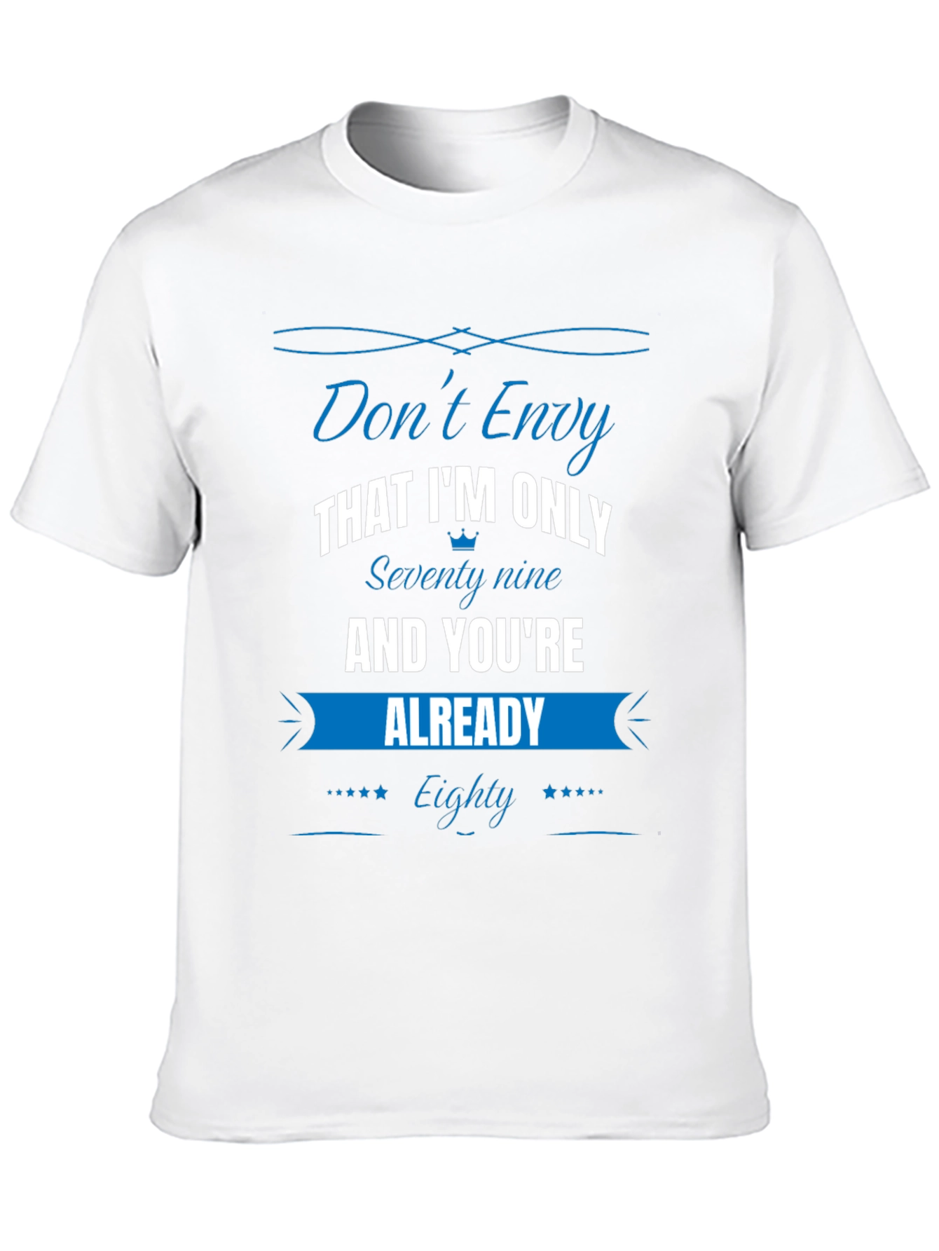Funny 79 vs 80 Birthday T-Shirt