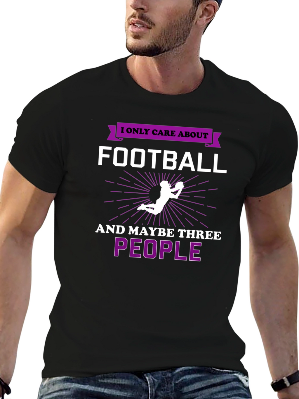 Football Obsessed Graphic Tee - Sports Fan Apparel