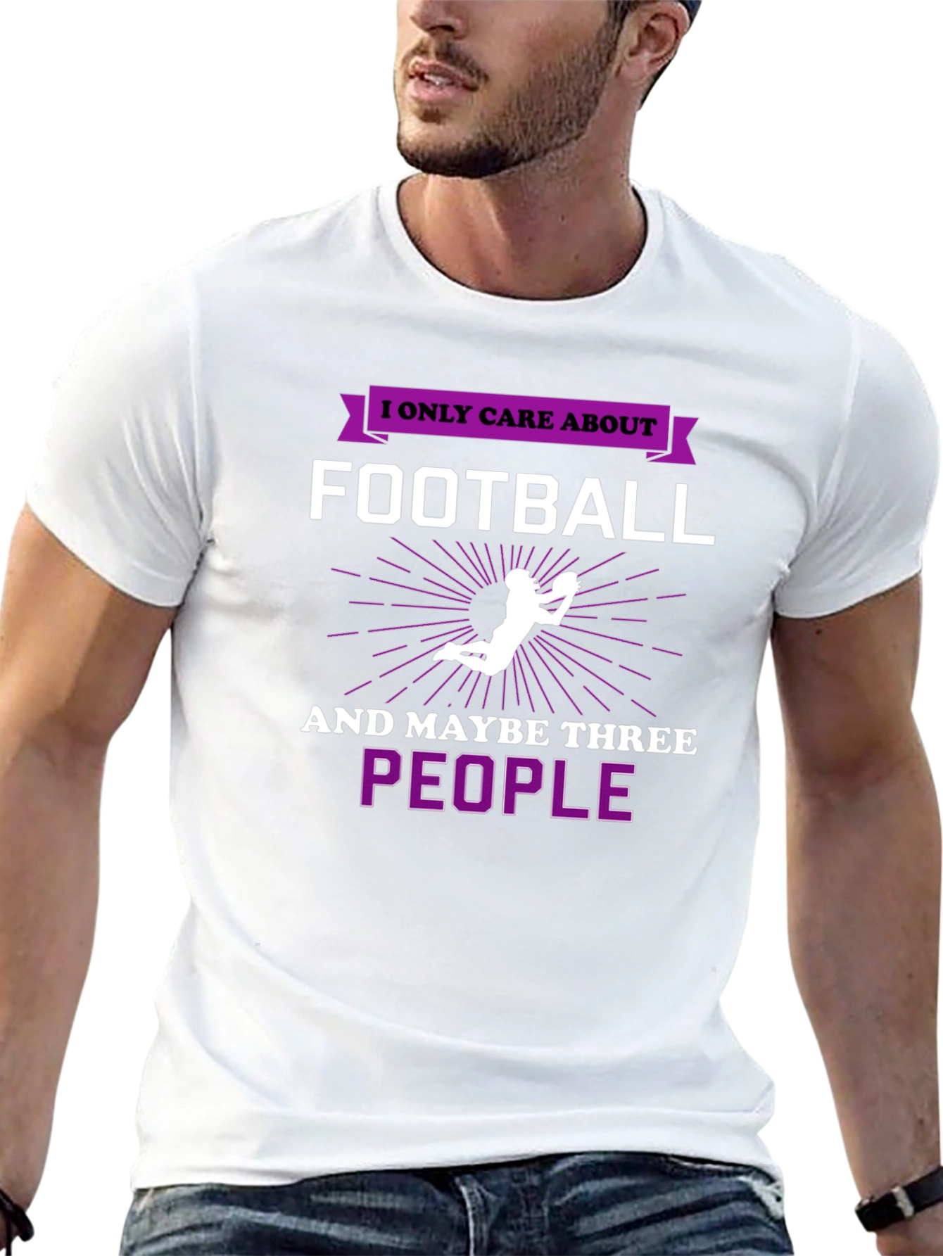 Football Obsessed Graphic Tee - Sports Fan Apparel