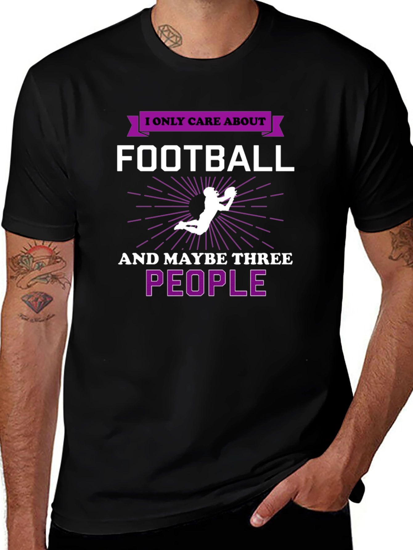 Football Obsessed Graphic Tee - Sports Fan Apparel