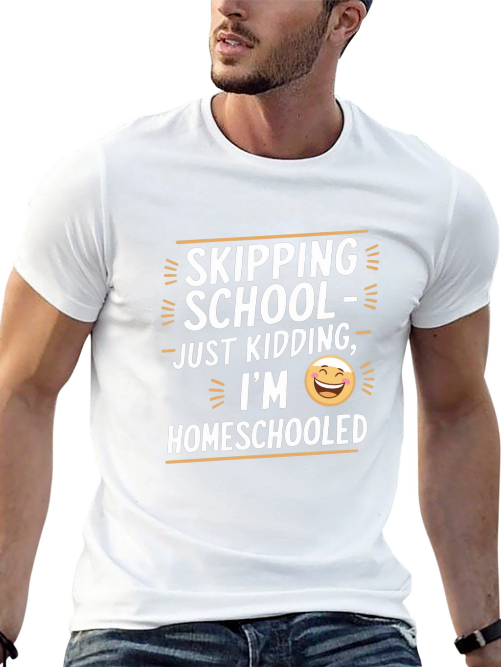 Funny Homeschool T-Shirt - Skipping School Joke