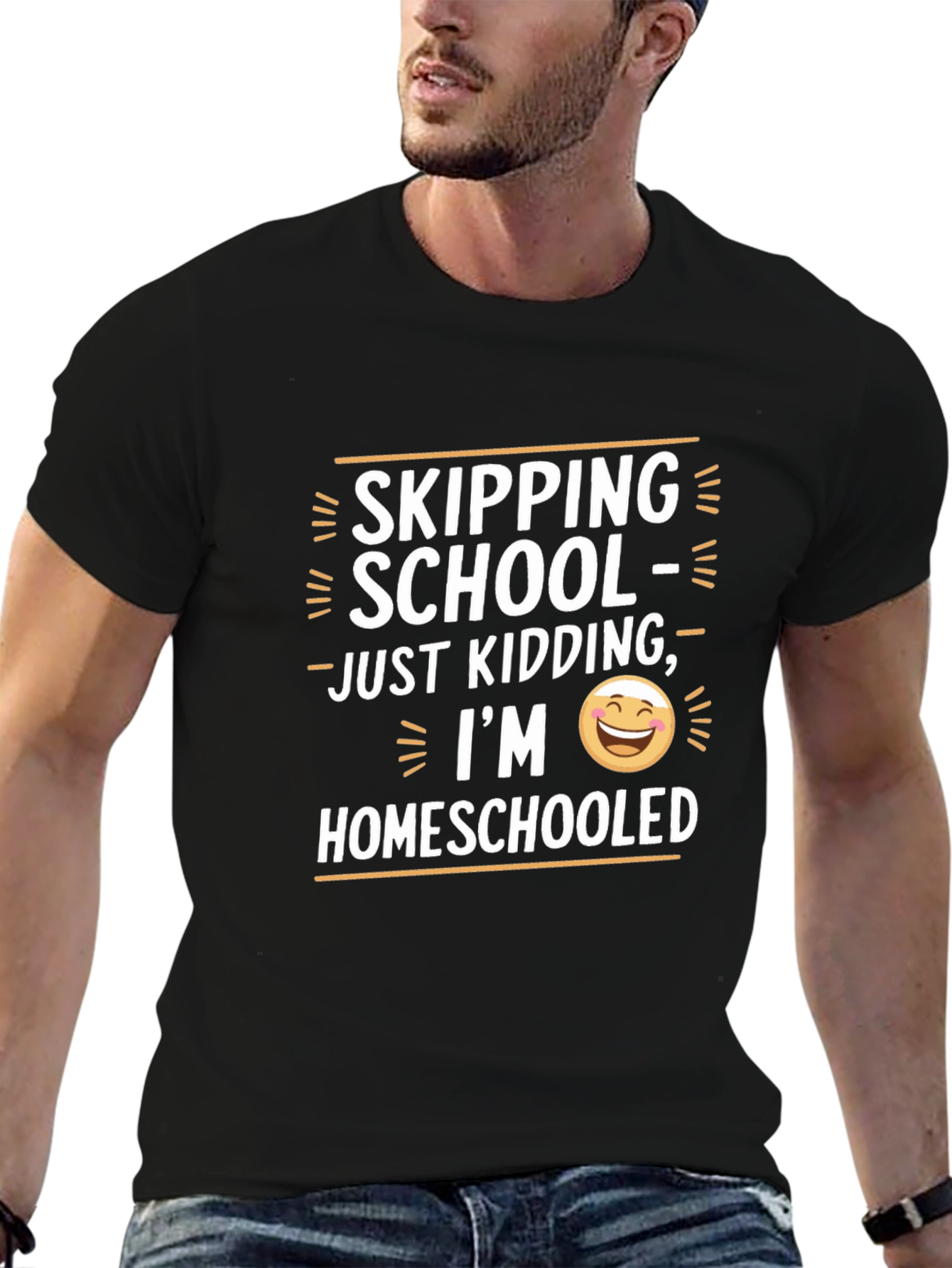 Funny Homeschool T-Shirt - Skipping School Joke