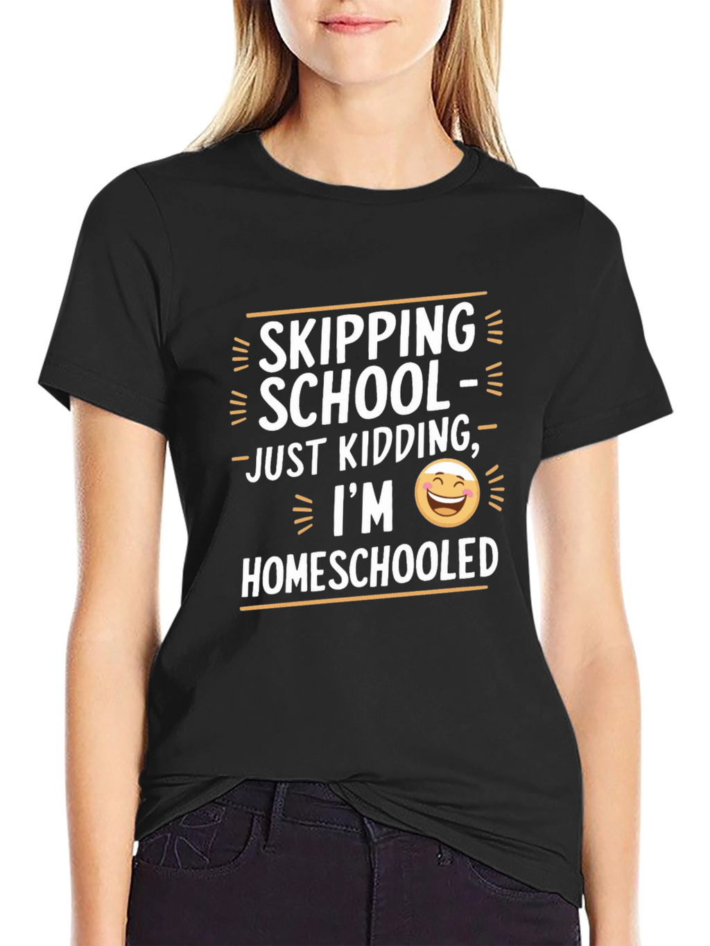Funny Homeschool T-Shirt - Skipping School Joke