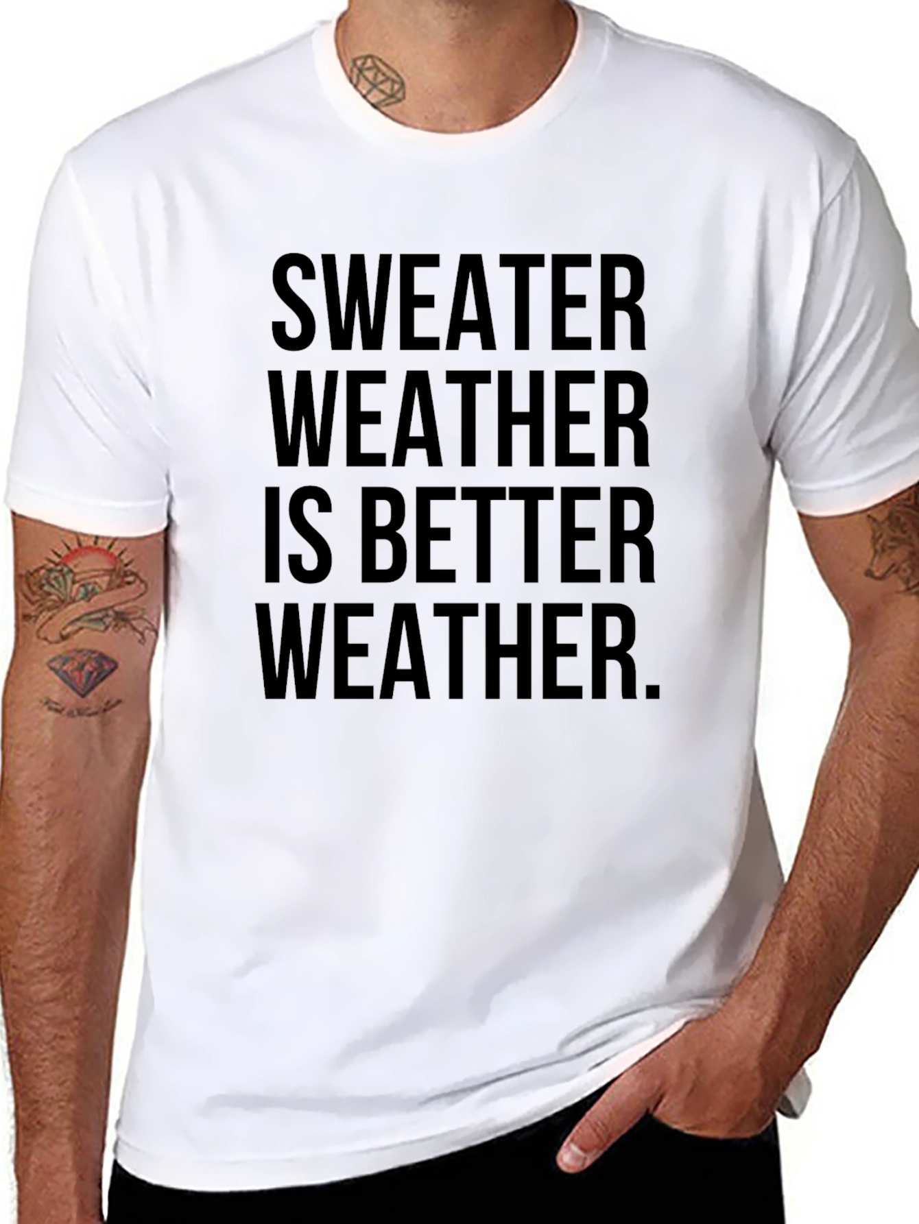 Sweater Weather Graphic Tee - Comfy & Stylish