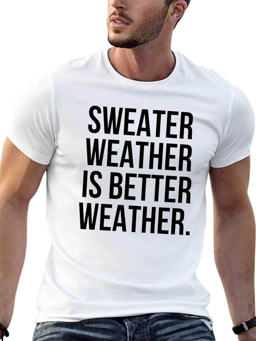 Sweater Weather Graphic Tee - Comfy & Stylish
