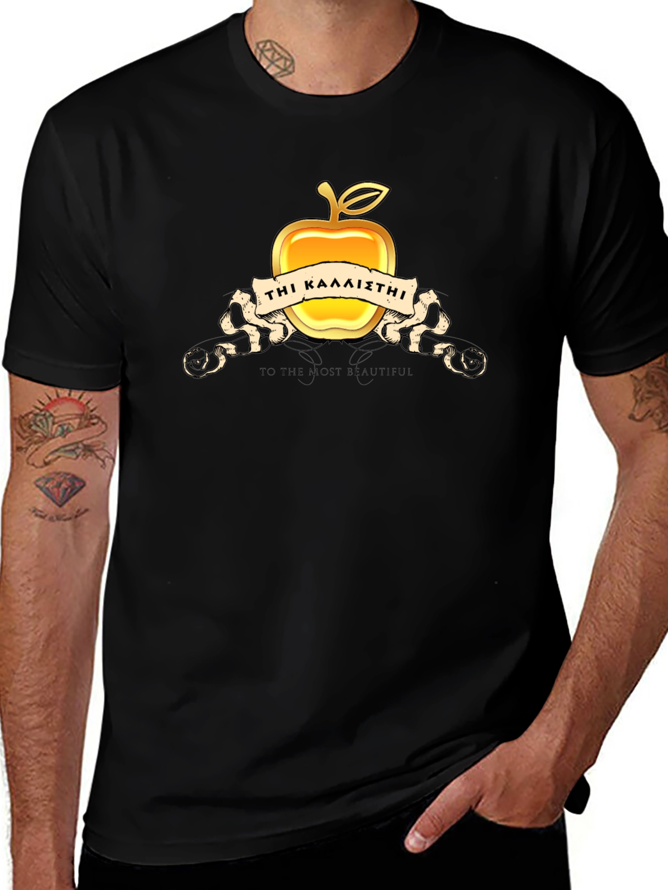 Golden Apple To The Most Beautiful T-Shirt