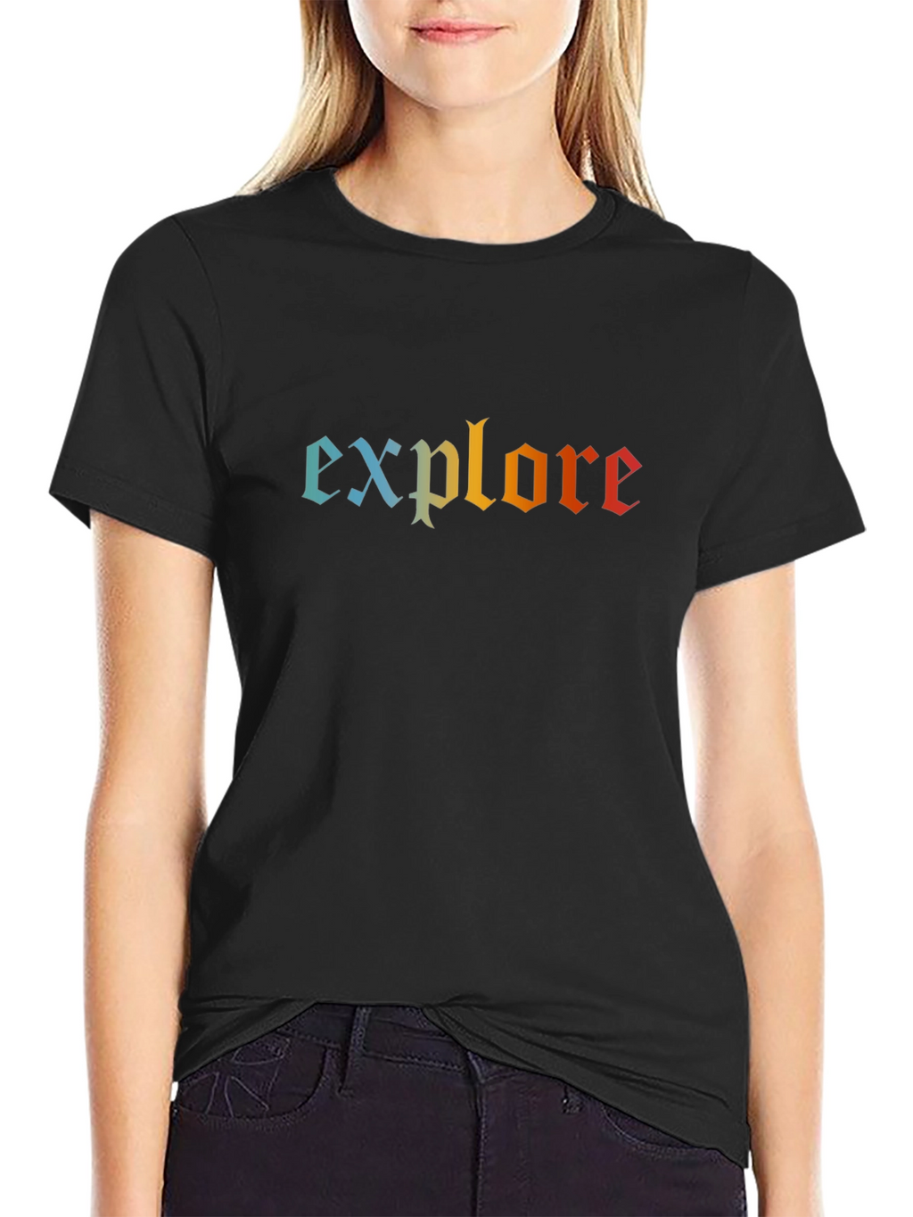 Explore Gothic Tee - Cool Graphic Print Shirt