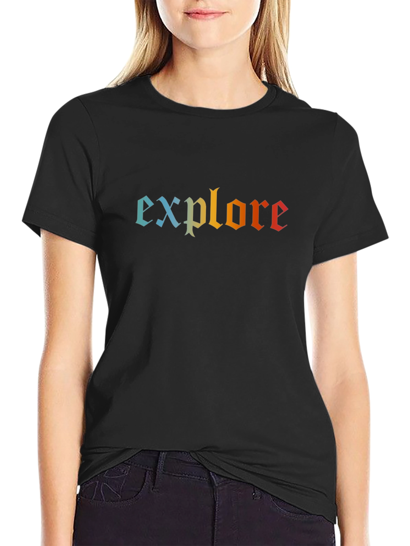 Explore Gothic Tee - Cool Graphic Print Shirt