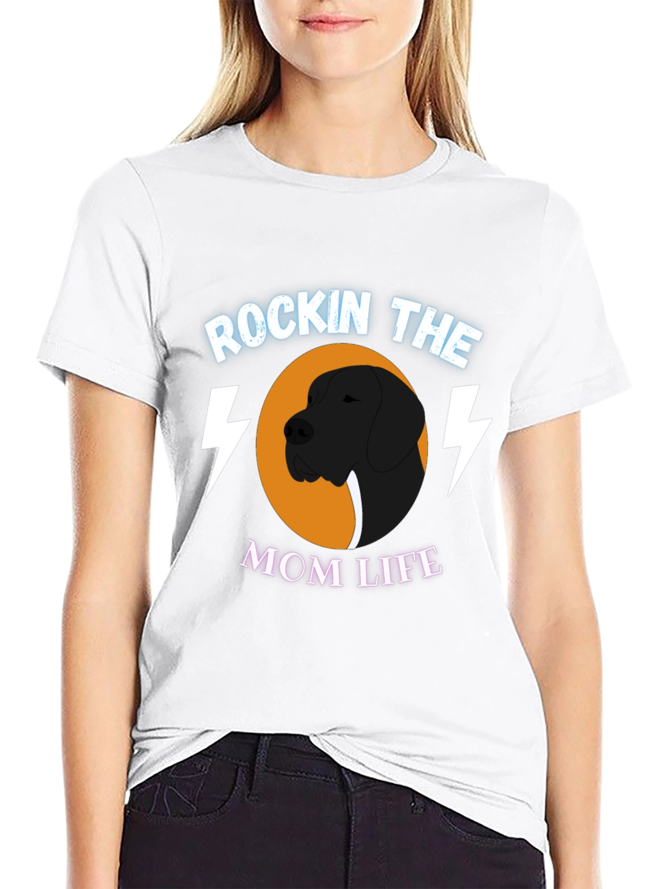 Rockin The Dog Mom Life Tee