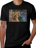 Tiger Graphic Tee - Black