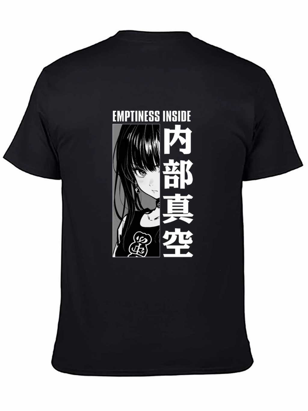 Anime Graphic Tee - Emptiness Inside T-Shirt