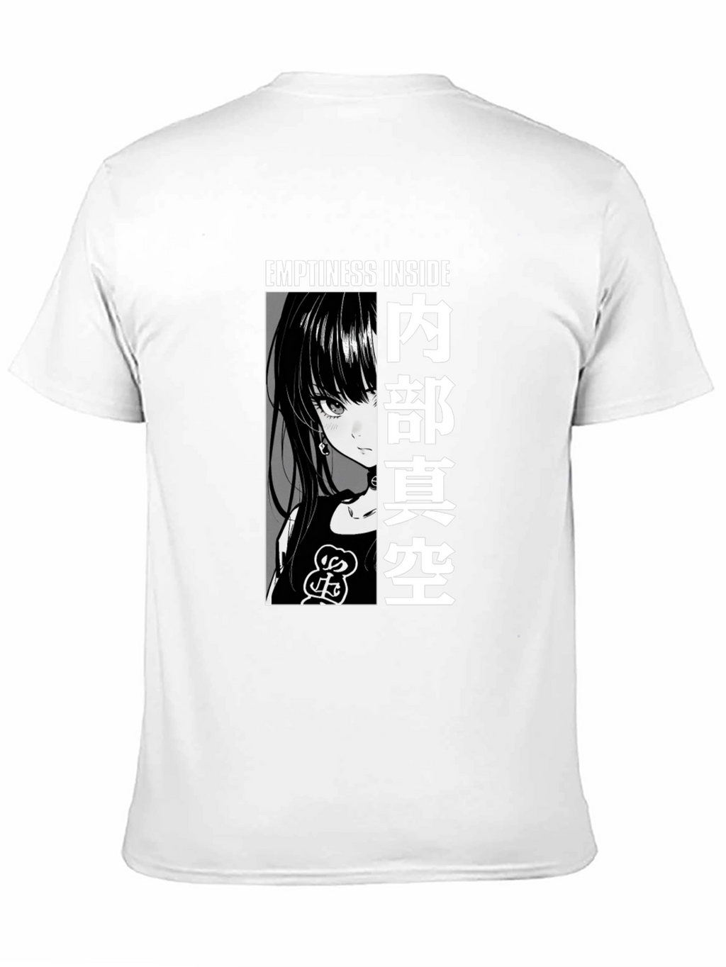 Anime Graphic Tee - Emptiness Inside T-Shirt