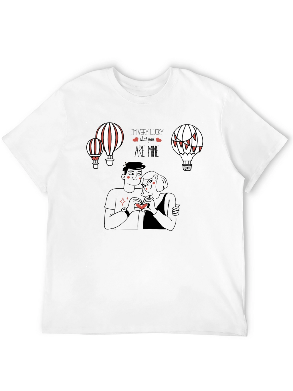 Lucky in Love Graphic Tee - Black