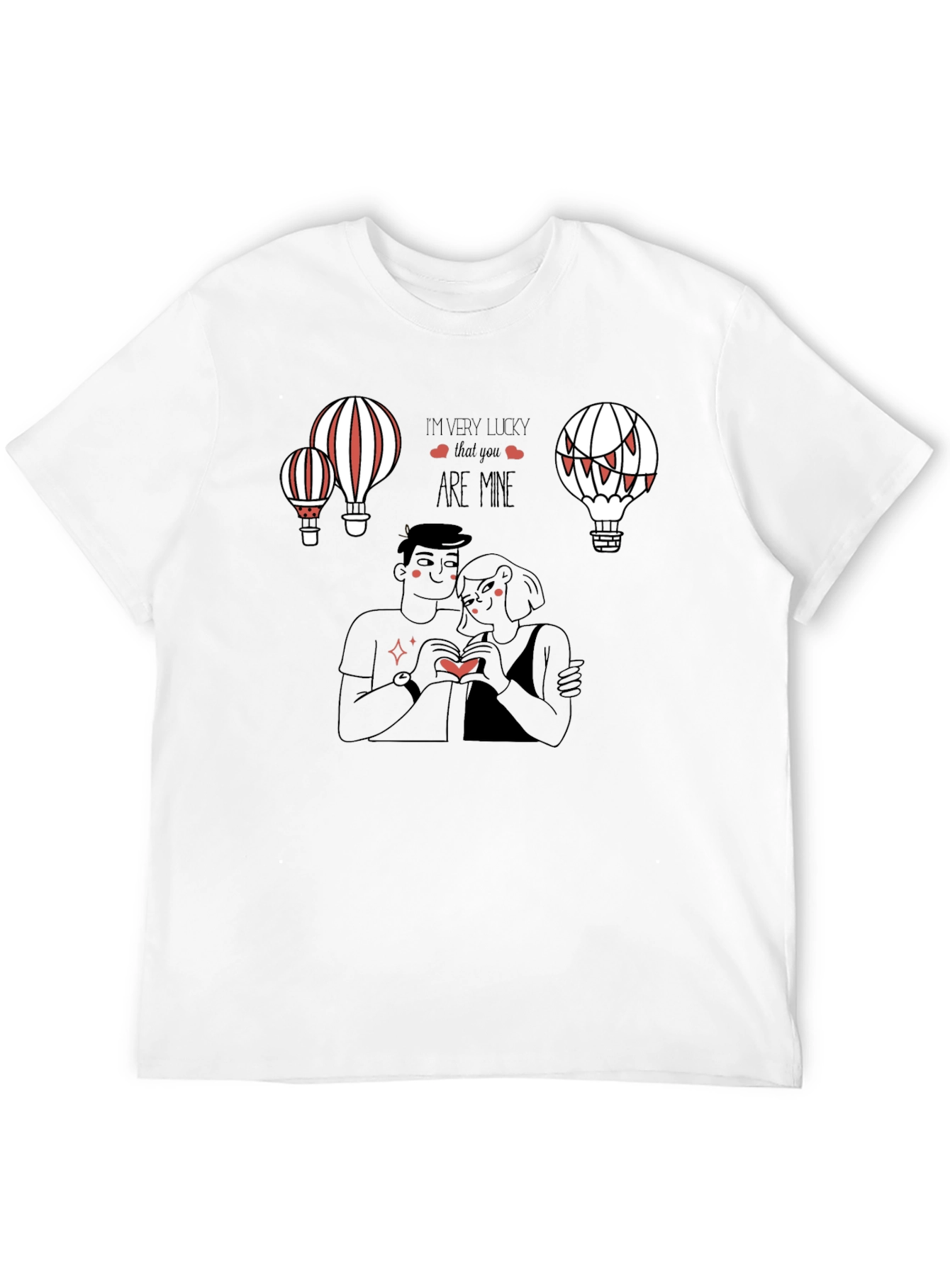Lucky in Love Graphic Tee - Black