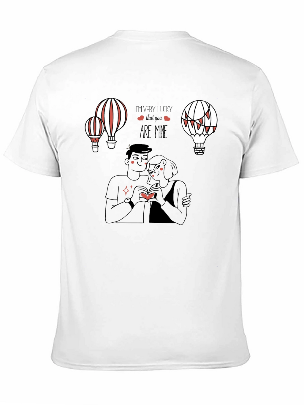 Lucky in Love Graphic Tee - Black