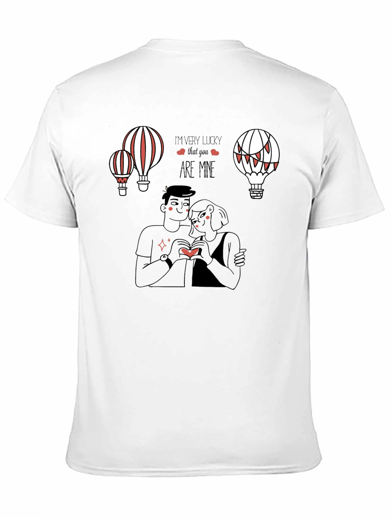 Lucky in Love Graphic Tee - Black