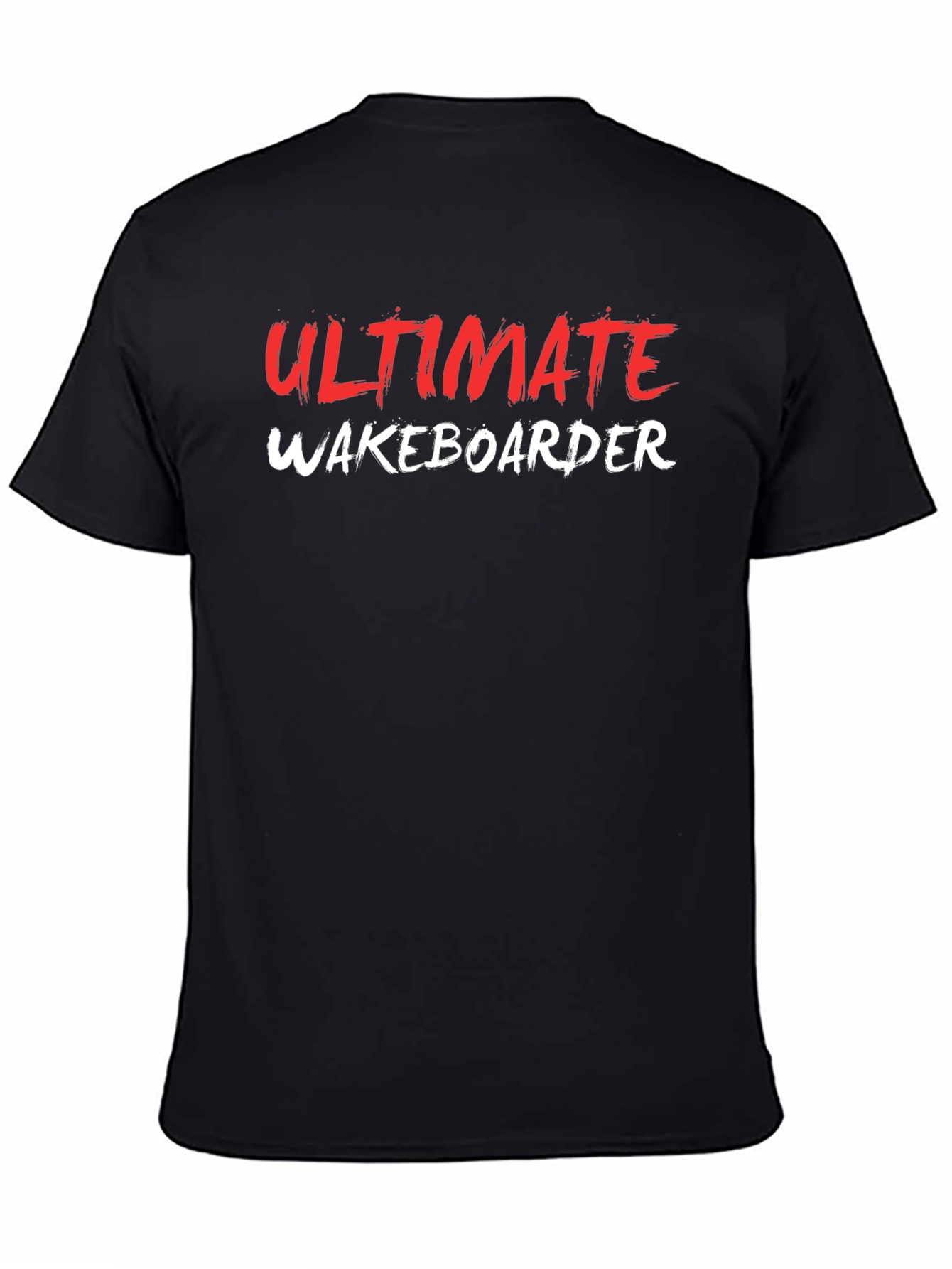 Ultimate Wakeboarder Black Graphic T-Shirt