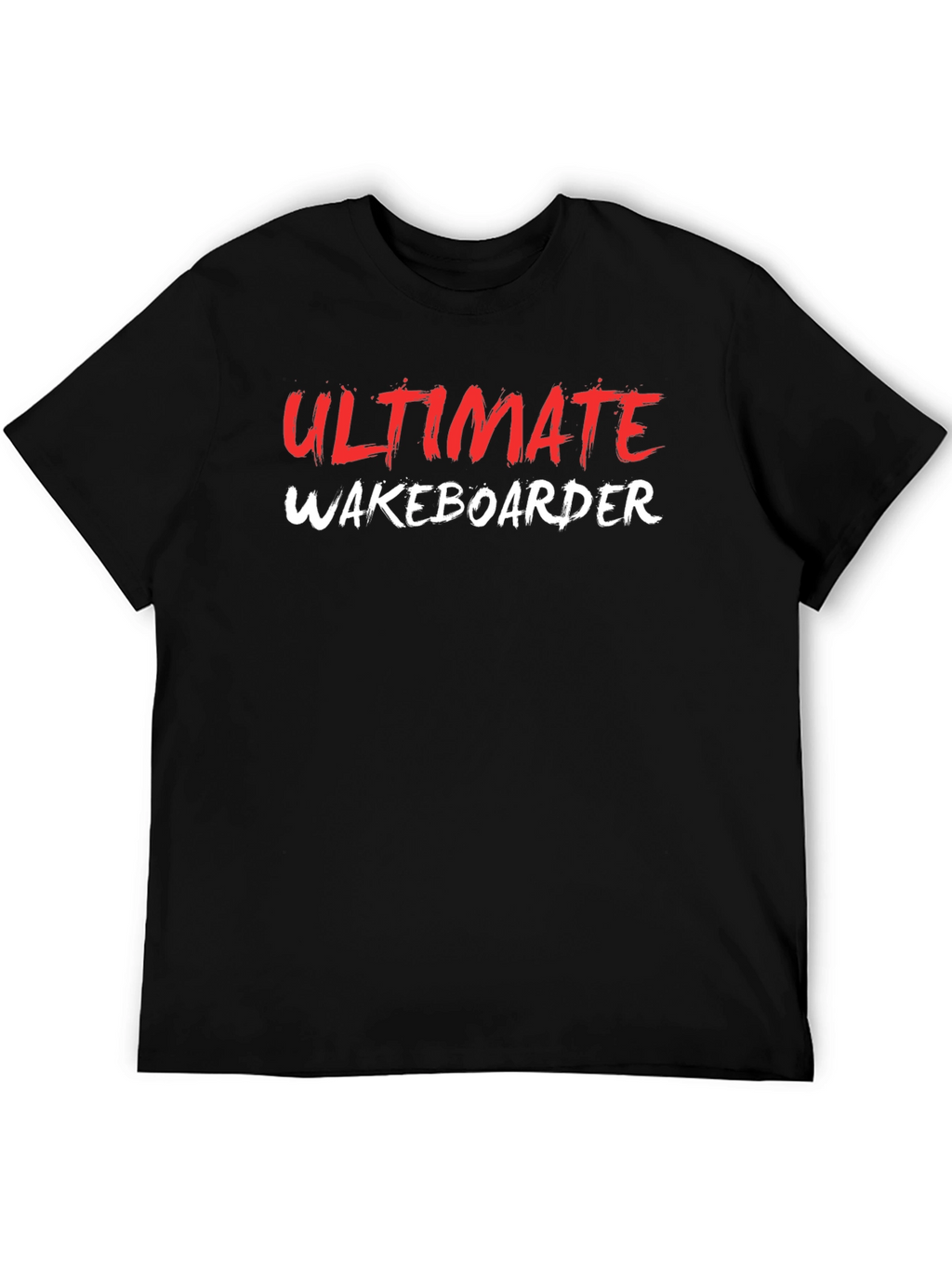 Ultimate Wakeboarder Black Graphic T-Shirt