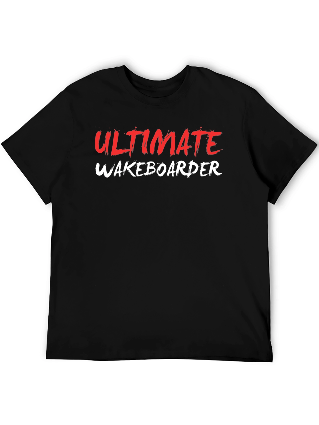 Ultimate Wakeboarder Black Graphic T-Shirt