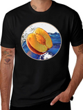 Peach Fruit Graphic T-Shirt - Unique Design