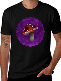 Mushroom Mandala Graphic T-Shirt