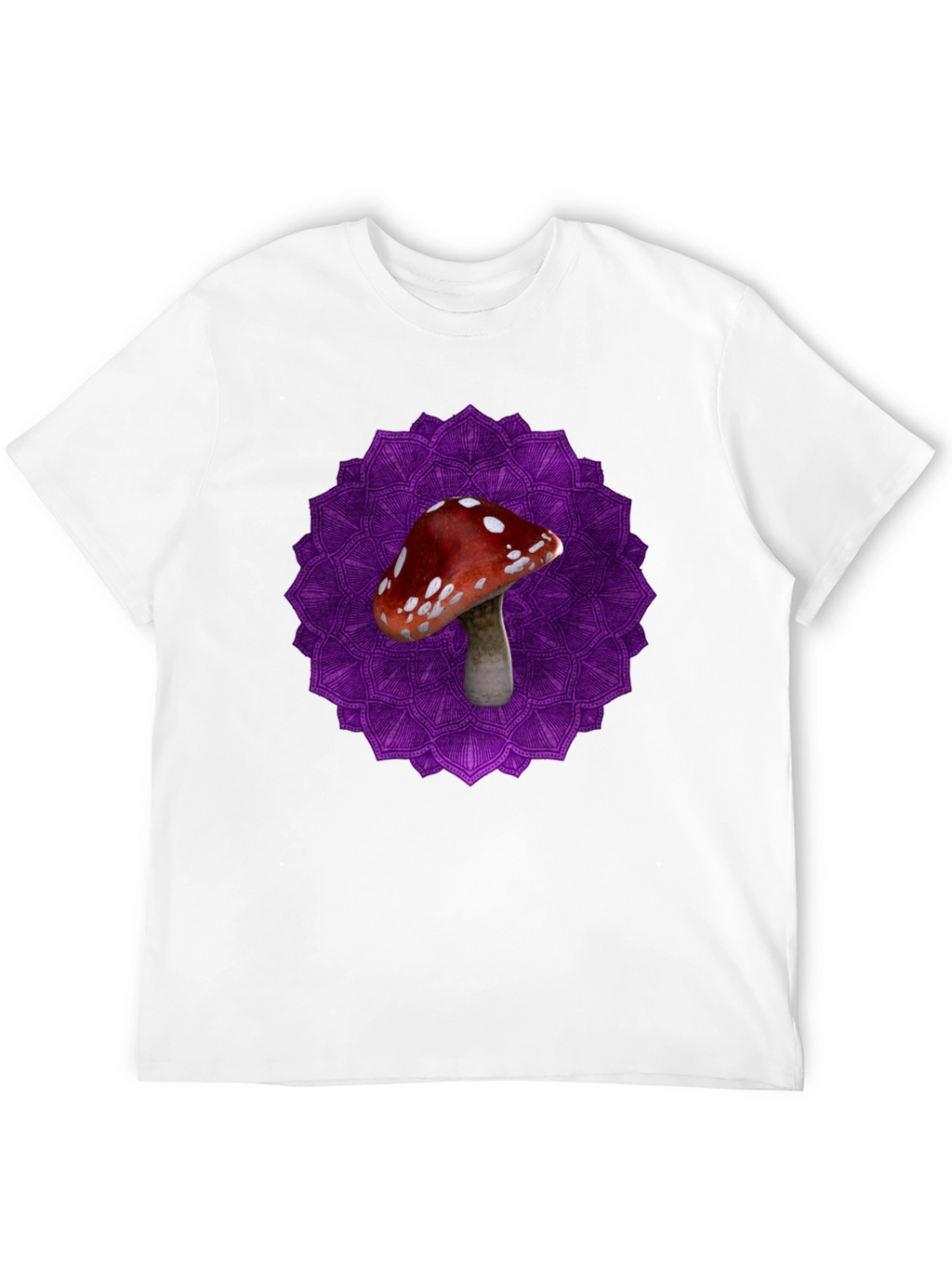 Mushroom Mandala Graphic T-Shirt
