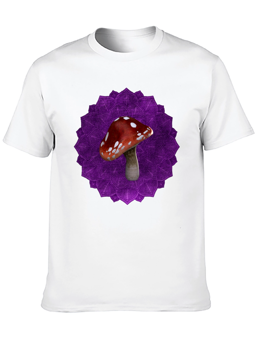 Mushroom Mandala Graphic T-Shirt