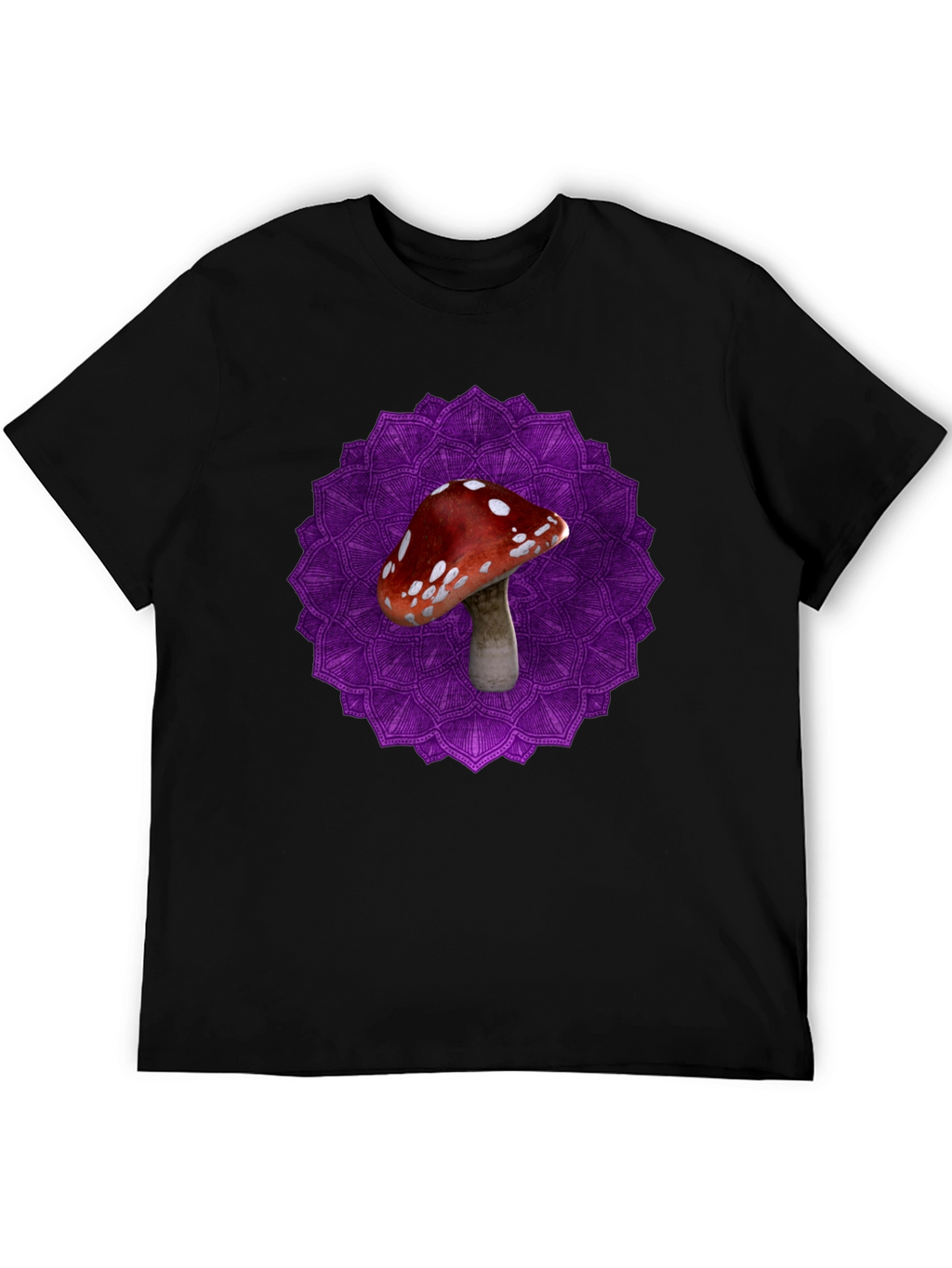 Mushroom Mandala Graphic T-Shirt