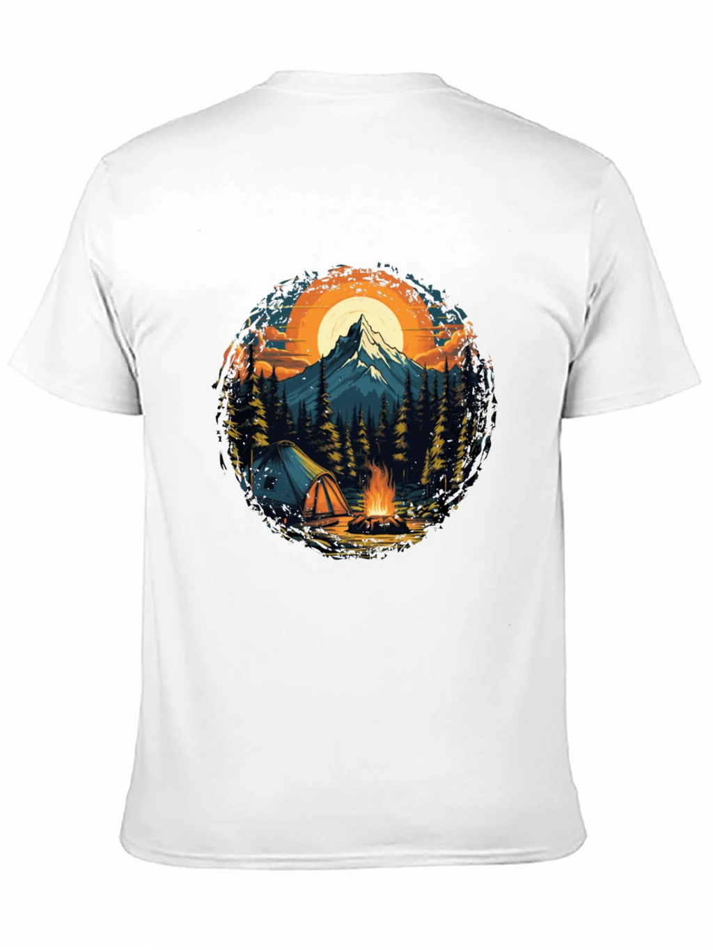 Outdoor Adventure T-Shirt: Camping & Mountain Design