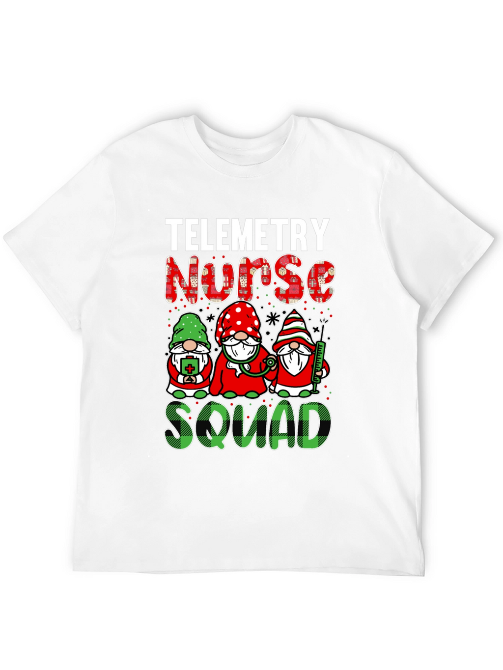 Telemetry Nurse Squad T-Shirt - Holiday Gnomes Design