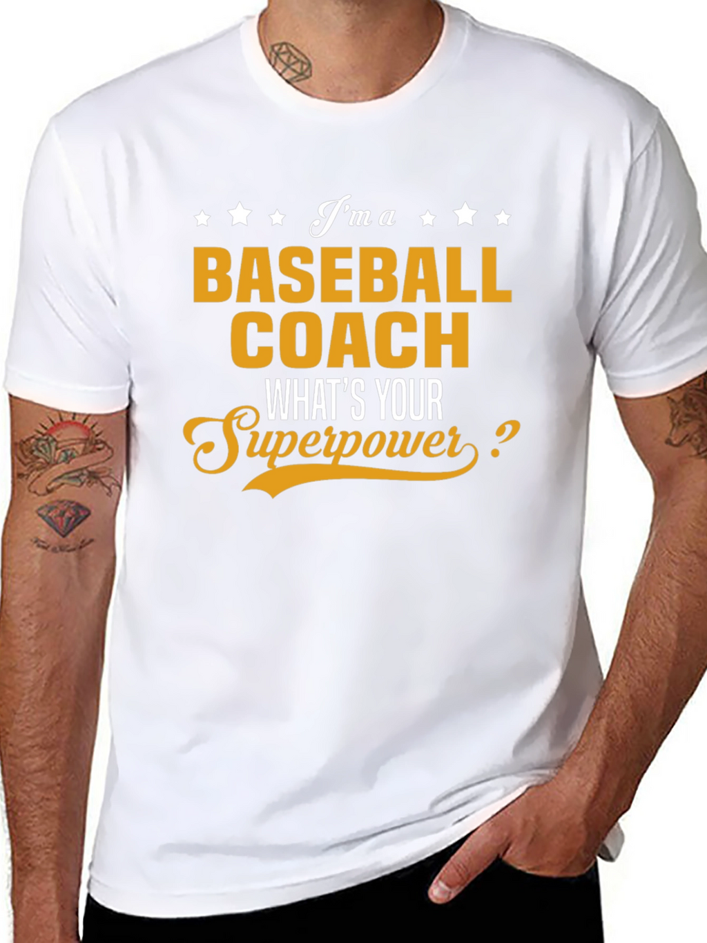Baseball Coach Superpower T-Shirt