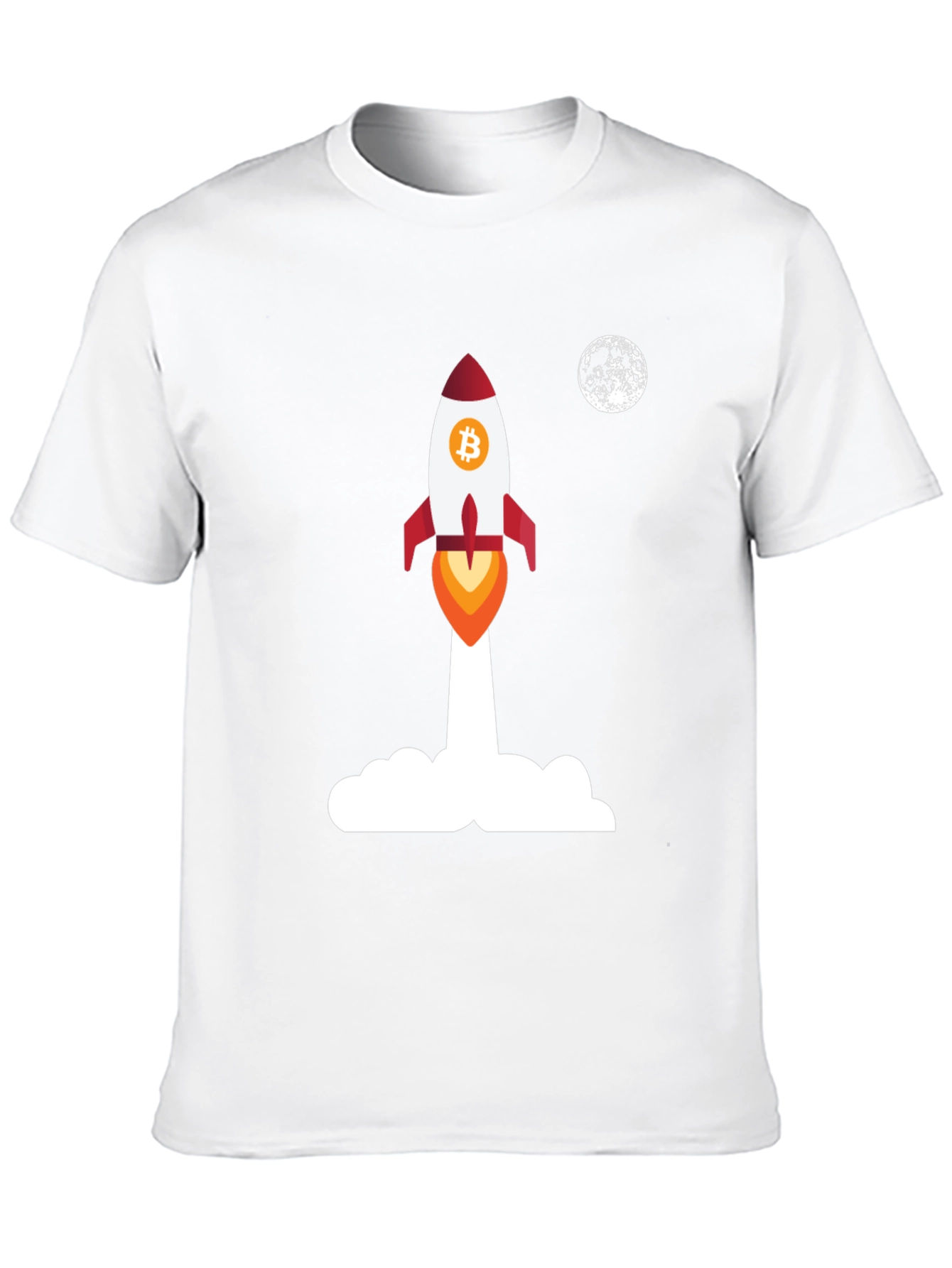 Bitcoin Rocket to the Moon T-Shirt