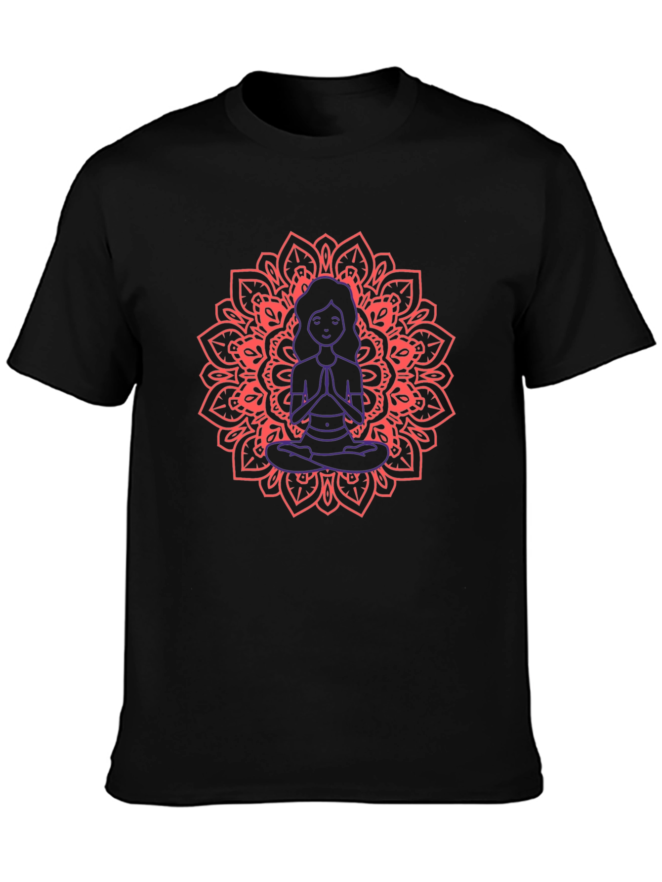 Meditating Mandala Graphic Tee
