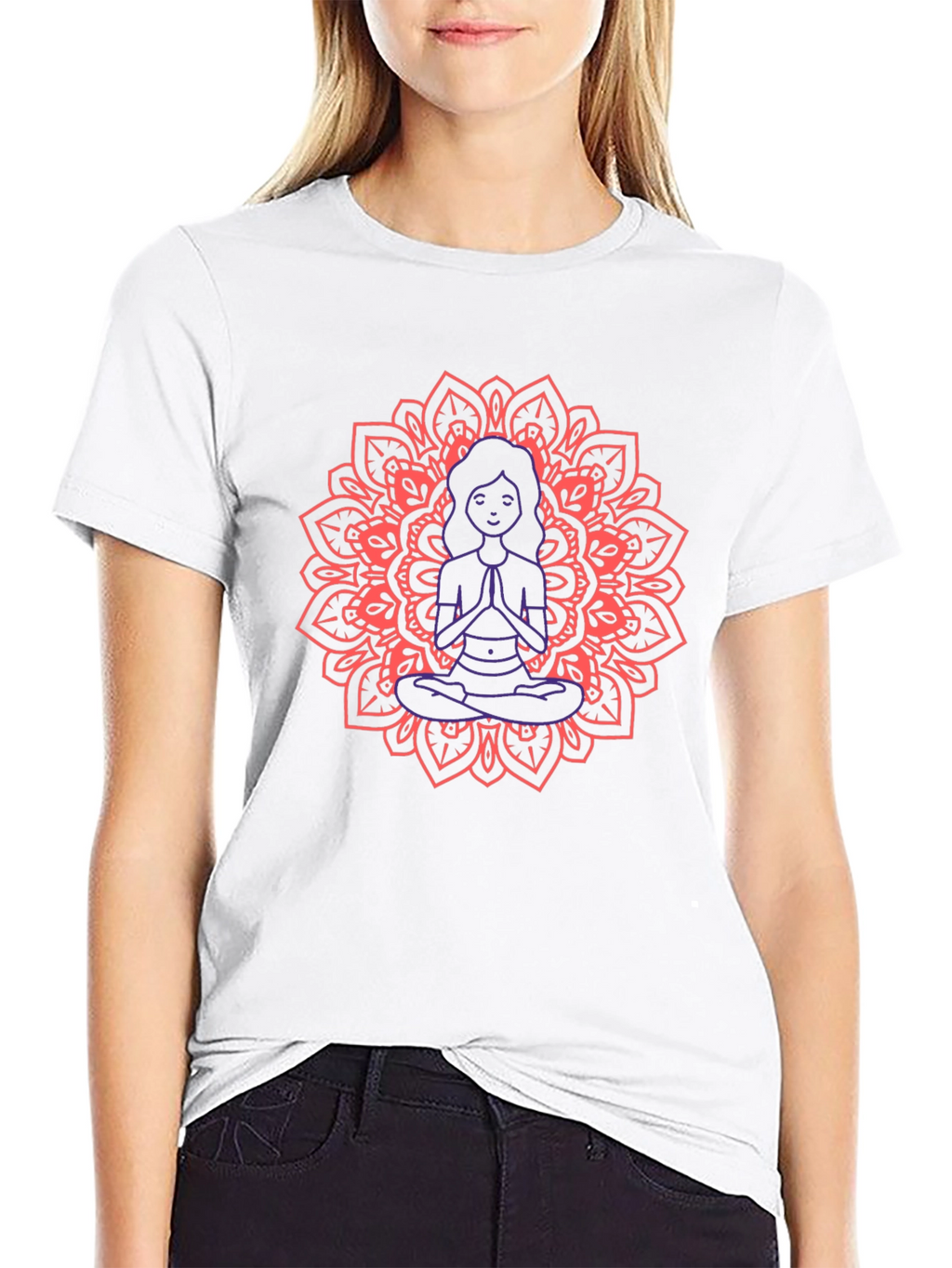 Meditating Mandala Graphic Tee