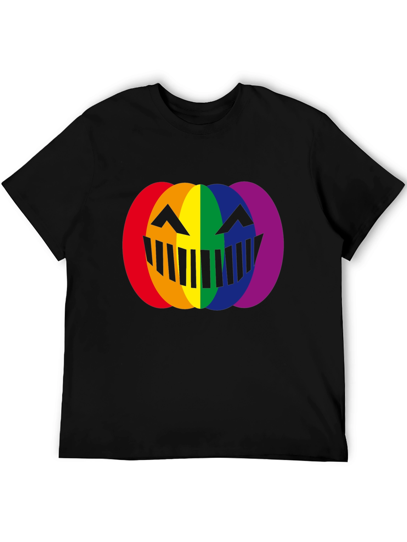 LGBTQ+ Pumpkin Halloween T-Shirt - Rainbow Pride