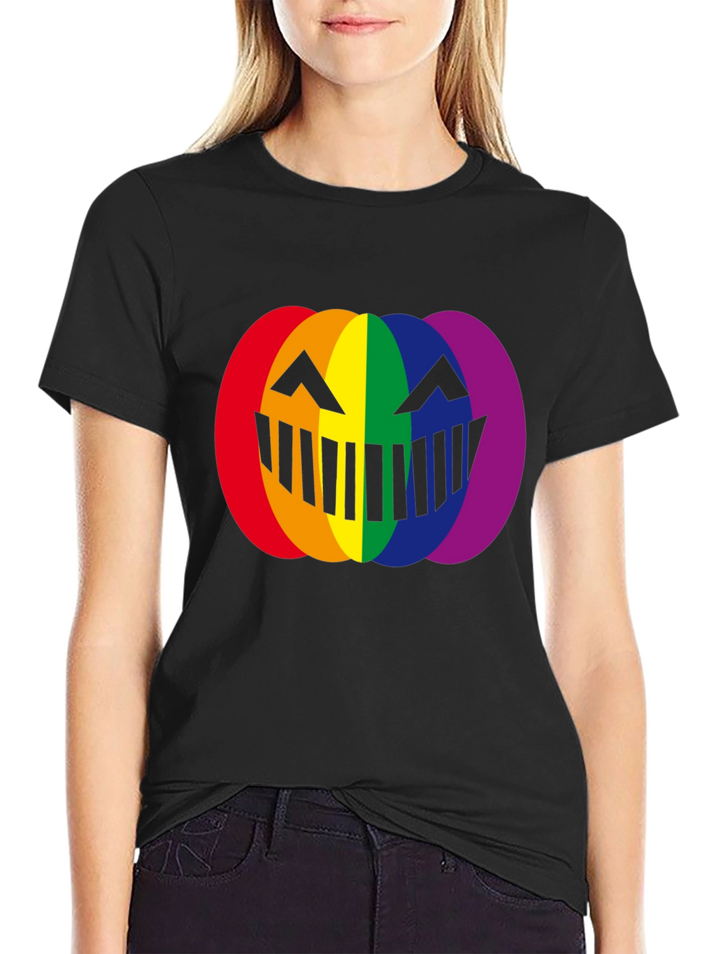 LGBTQ+ Pumpkin Halloween T-Shirt - Rainbow Pride