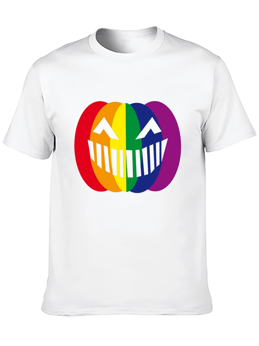 LGBTQ+ Pumpkin Halloween T-Shirt - Rainbow Pride