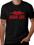 Drum Life Graphic Tee - Black