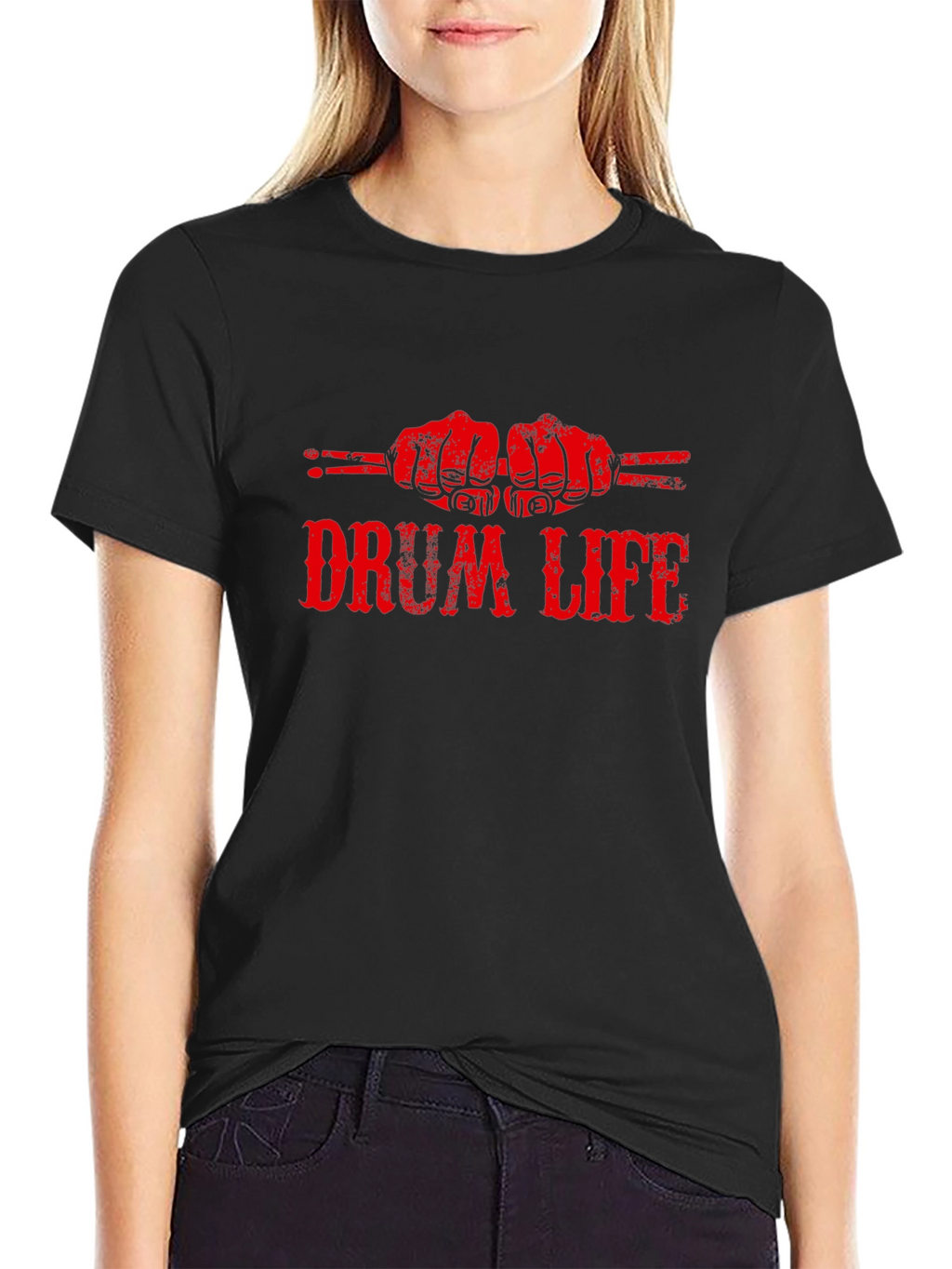 Drum Life Graphic Tee - Black